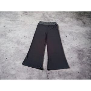 ☀️Onyx Nite Black Wide Leg Stretch Pants Sequence waist Large NWT make an offer